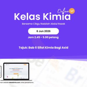 kelas kimia 6 jun 2026